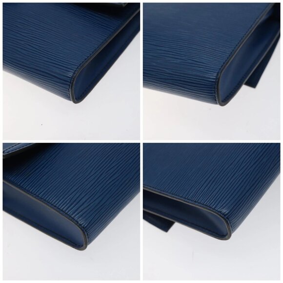 LOUIS VUITTON Epi Pochette Arche Shoulder Bag Blue - Picture 16 of 16